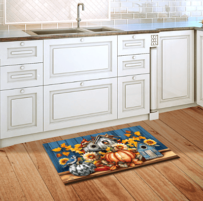 Fall Feathered Friends Doormat