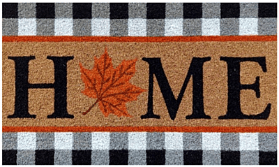 Fall Home Coir Doormat