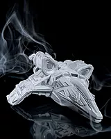 Fallen Spaceship -3D Printed Incense Holder