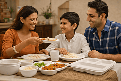 6 Inch Bagasse Plate Round | Mini Plates | Best For Sweets & Sauces