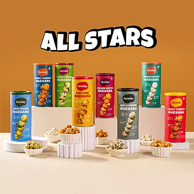 Farmley Makhana-Roasted & flavoured 