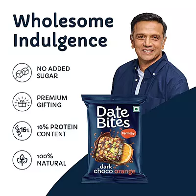 Farmely-Date Bites-Dark choco with orange-240g (12 Piece)