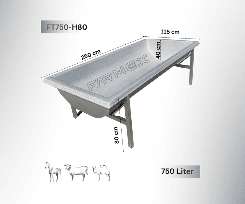 Farmex Trough 750 Liter for Camel