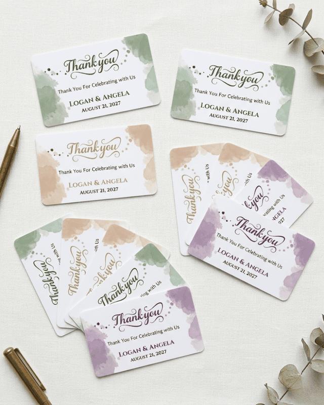 Favor Thank You Cards