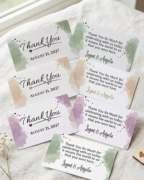 Favor Thank You Cards