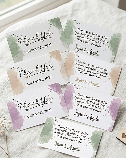 Favor Thank You Cards