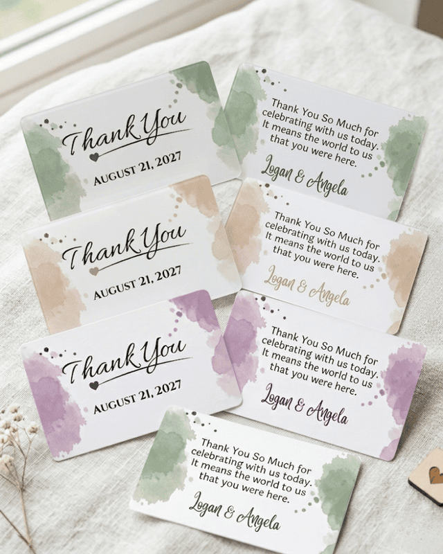 Favor Thank You Cards
