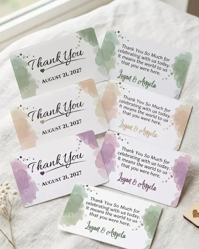 Favor Thank You Cards
