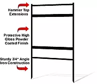 2-Rider Steel Frame — 24x18