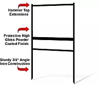 1-Rider Steel Frame — 24x18