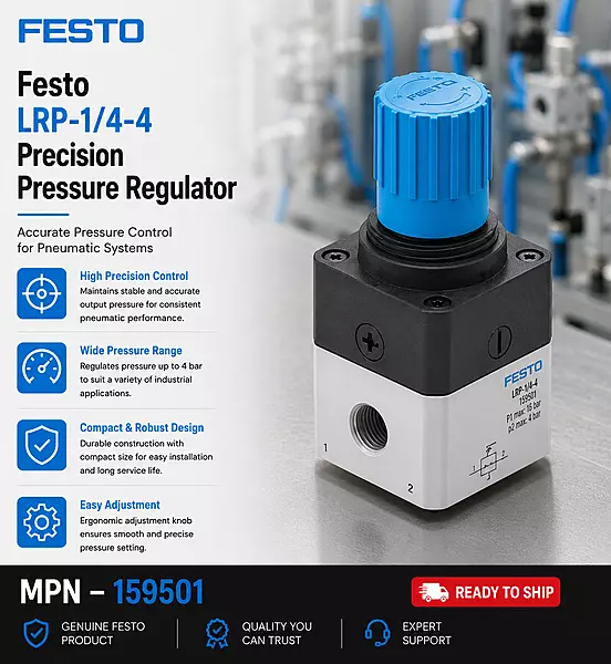 Festo Precision Pressure Regulator LRP-1/4-4