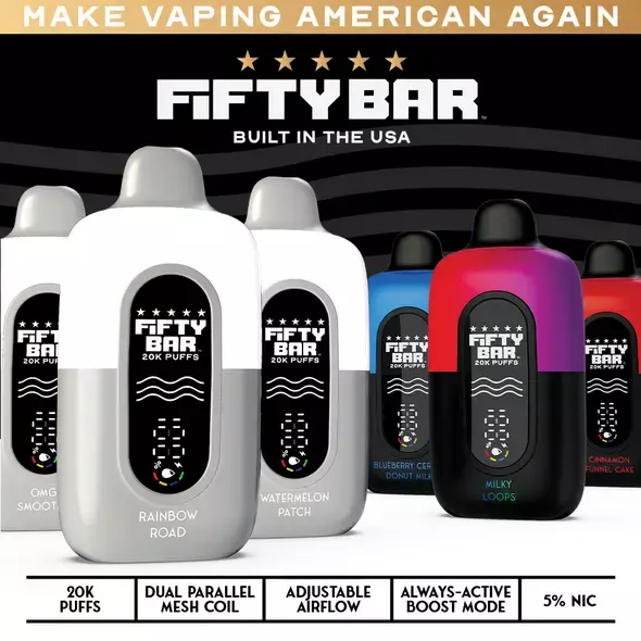 FIFTY BARS WHITE