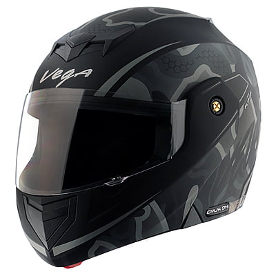 VEGA CRUX DX FIGHTER DULL BLACK GREY C/V (M)