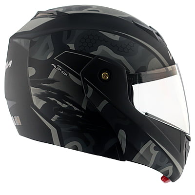 VEGA CRUX DX FIGHTER DULL BLACK GREY C/V (M)