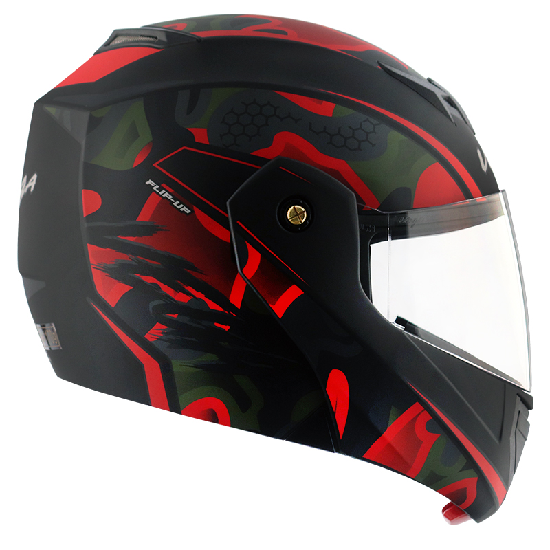 VEGA CRUX DX FIGHTER DULL BLACK RED C/V (M)
