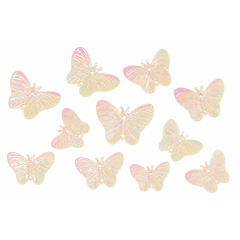 Figura Lentejuela Mariposa Pq*250 Paquete X 250 Unidades