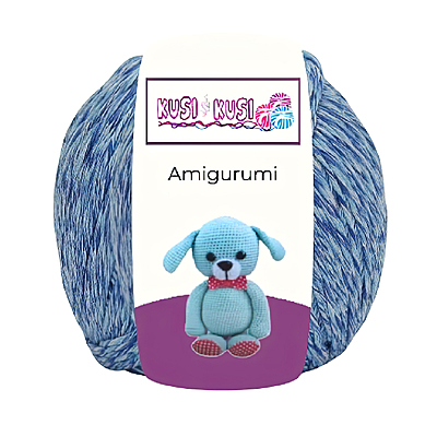 Lana Amigurumi Mixed Azul Matizado Paquete X 10 ovillos X 100 gramos