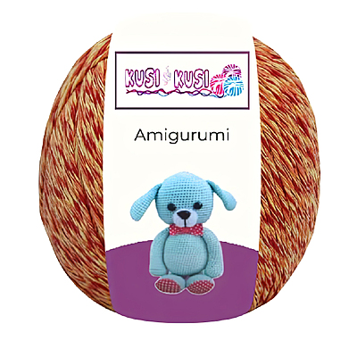 Lana Amigurumi Mixed Naranja Matizado Paquete X 10 ovillos X 100 gramos