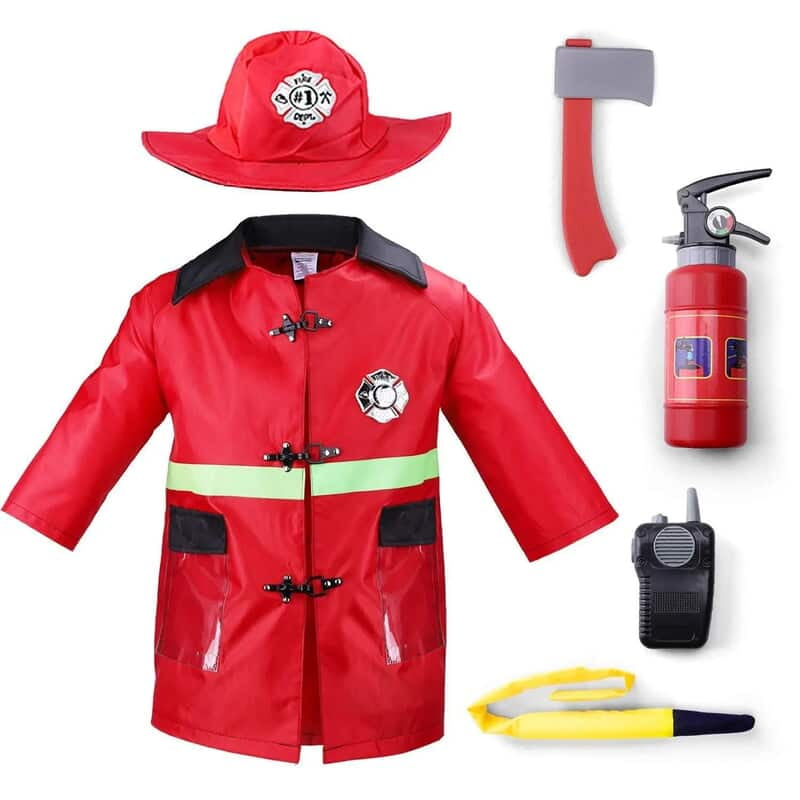 Fire Fighter Role Play Costume Set