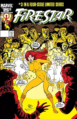 Firestar #3 Newsstand Variant (Marvel Comics May 1986)