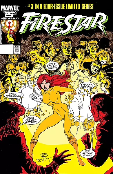 Firestar #3 Newsstand Variant (Marvel Comics May 1986)