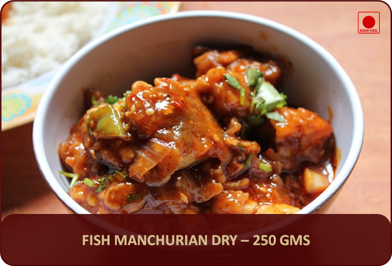 Fish Manchurian Dry - 250 Gms