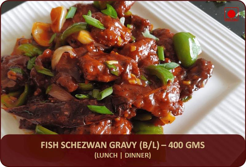 Fish Schezwan Gravy (B/L) - 400 Gms