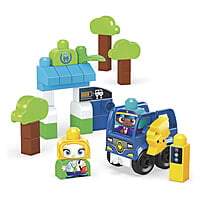 Fisher Price Mega Bloks Green Town Charge & Go Bus