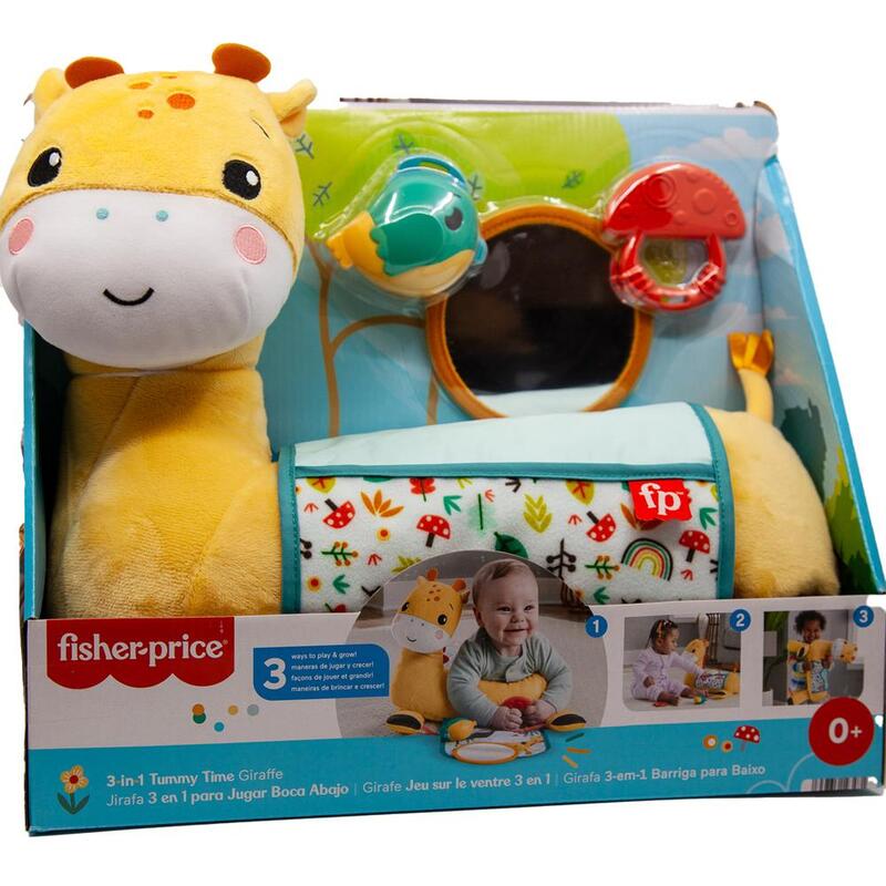 Fisher-Price 3-In-1 Tummy Time Giraffe Infant Playset