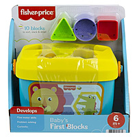 Fisher-Price Baby's First Blocks W/Storage Bucket