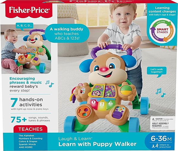 Fisher-Price Laugh & Learn Smart Stages Learn with Puppy Walker