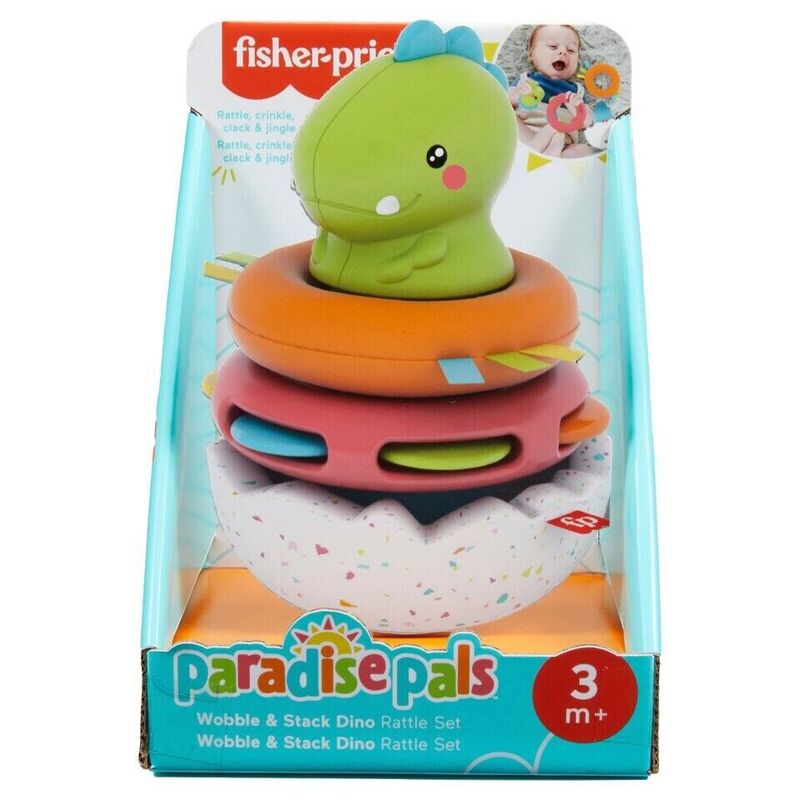 Fisher-Price Paradise Pals Wobble And Stack Dino�