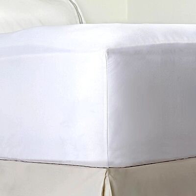 Lux White Fitted Sheet - King
