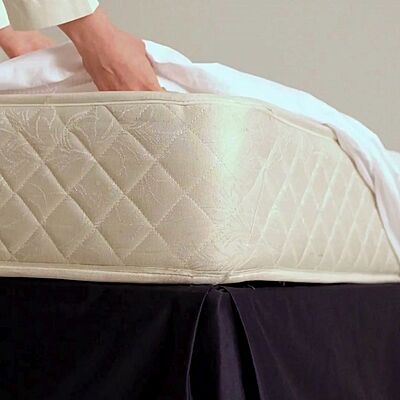 Lux White Fitted Sheet - Queen