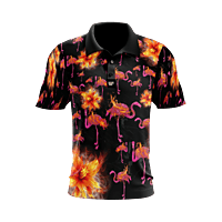 Kids Fire Flamingo Polo