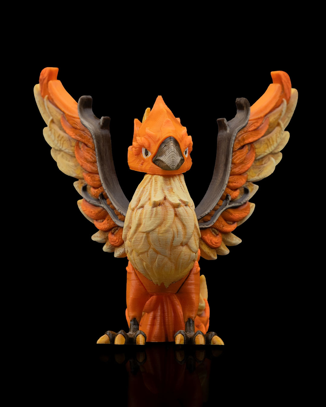 Flamma the Rising Phoenix 3D Toy