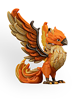Flamma the Rising Phoenix 3D Toy