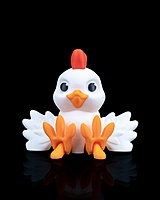 Flapper Chicken 3D Toy