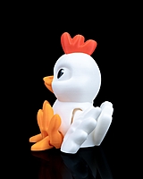 Flapper Chicken 3D Toy