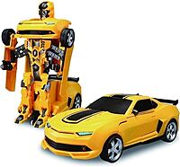 Flashing 2-in-1 Robot Race Car Vehicle