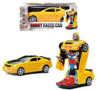 Flashing 2-in-1 Robot Race Car Vehicle