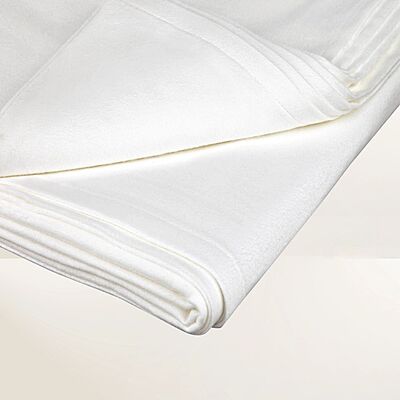 Lux White Flat Sheet - Queen