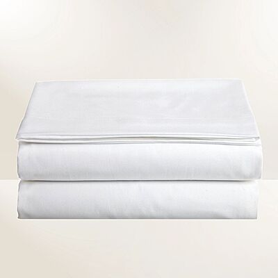 Lux Flat Sheet Microcheck Style - Queen