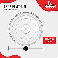Flat lid with Straw Slot 16oz Reserve 20/50