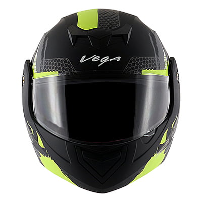 VEGA CRUX DX FLEX DULL BLACK NEON YELLOW C/V (M)