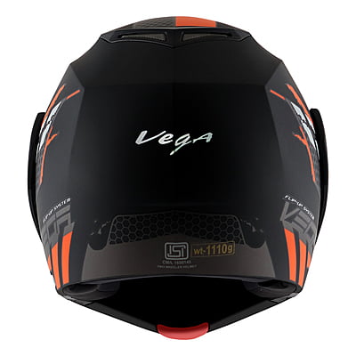 VEGA CRUX DX FLEX DULL BLACK ORANGE C/V (M)