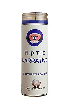 Flip the Narrative Prayer Candle