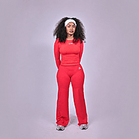 Flow State Long Sleeve Wide-Leg Set