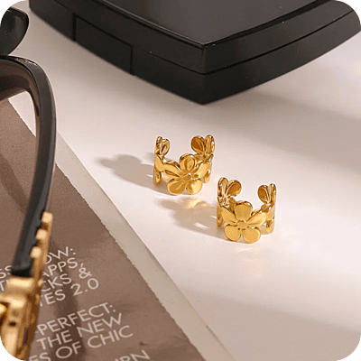 Flowers Ear cuff