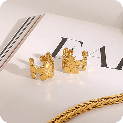 Flowers Ear cuff